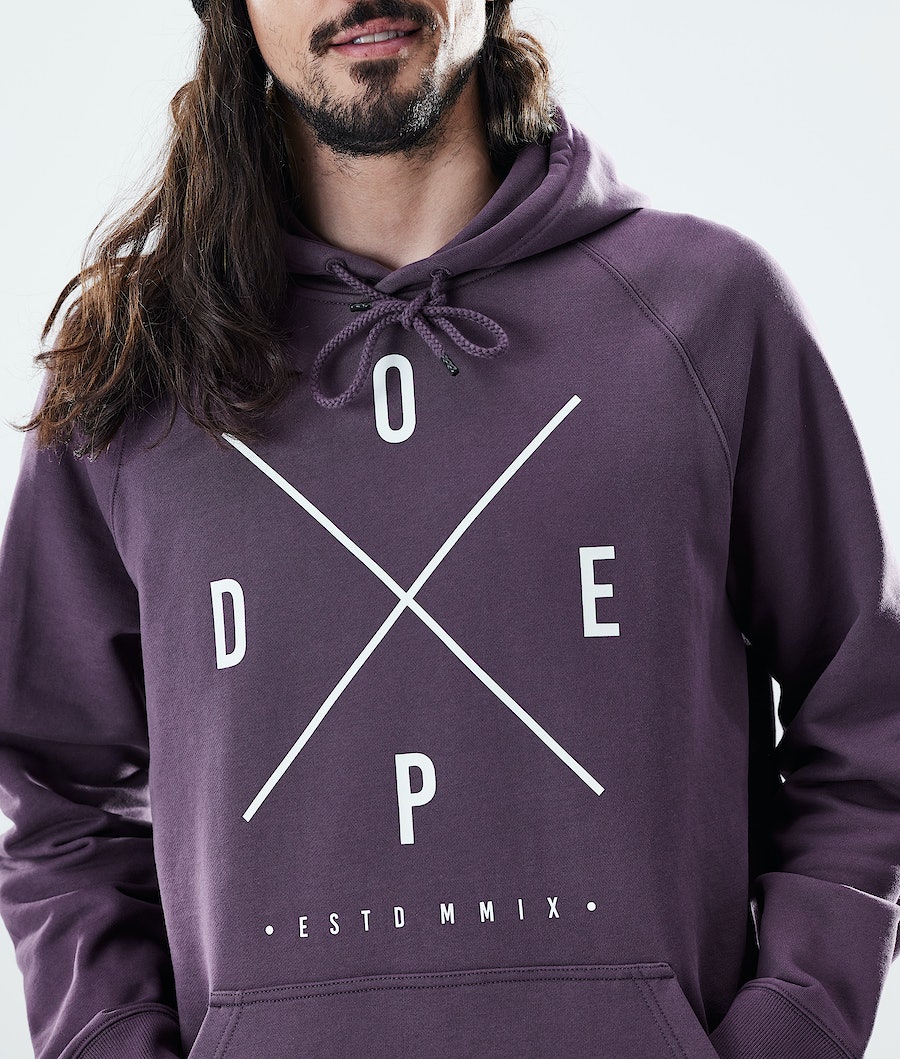 Dope Daily 2X-UP Hoodie Herren Lila | 763-FYDIBV