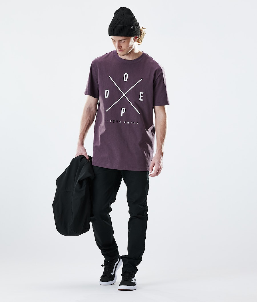 Dope Daily 2X-UP T-Shirts Herren Lila | 614-GRADNU