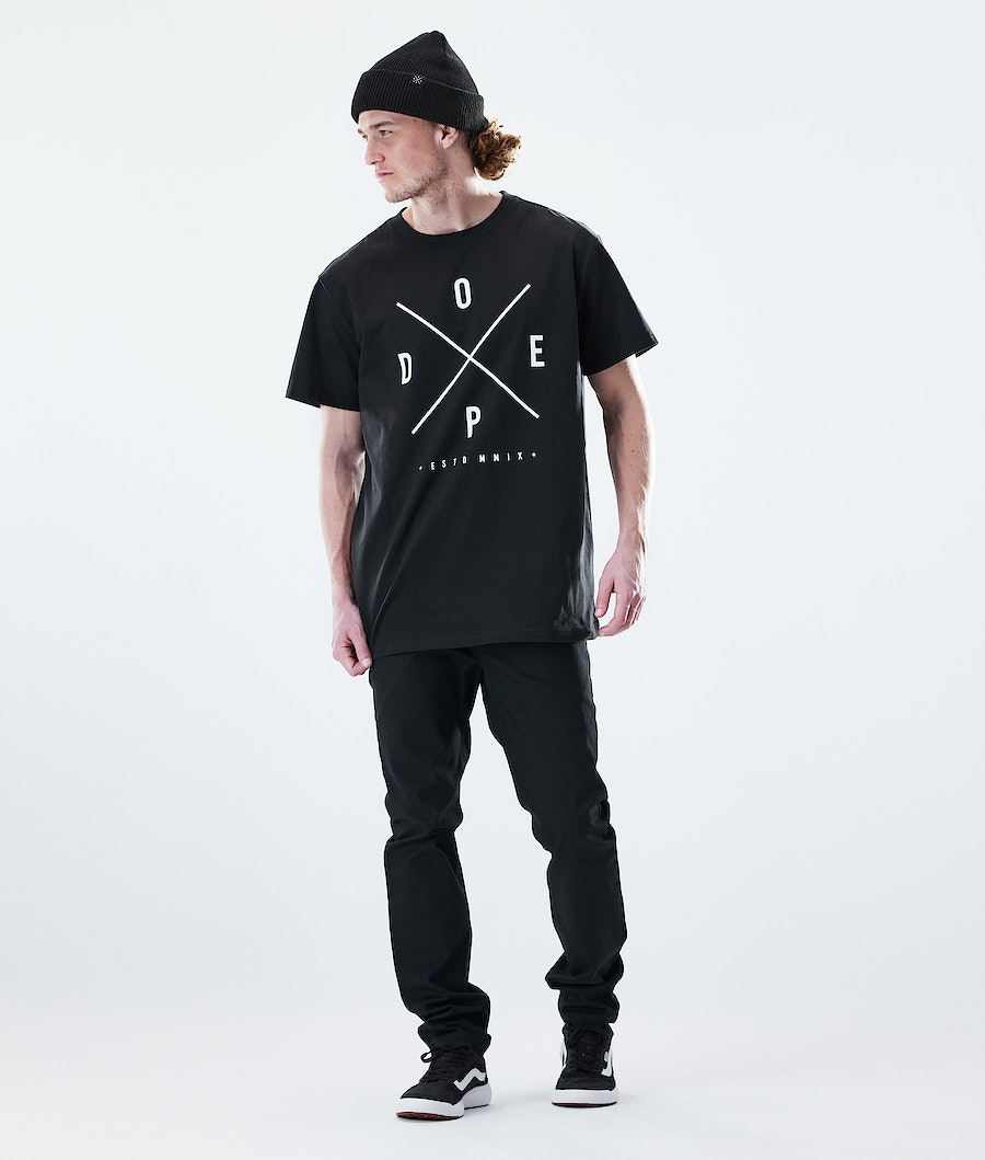 Dope Daily 2X-UP T-Shirts Herren Schwarz | 029-RDIHMQ