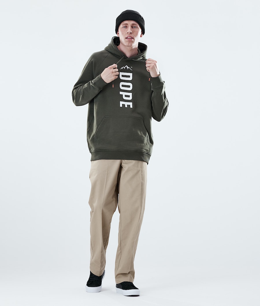 Dope Daily Capital Hoodie Herren Olivgrün Grün | 130-QMBYDU