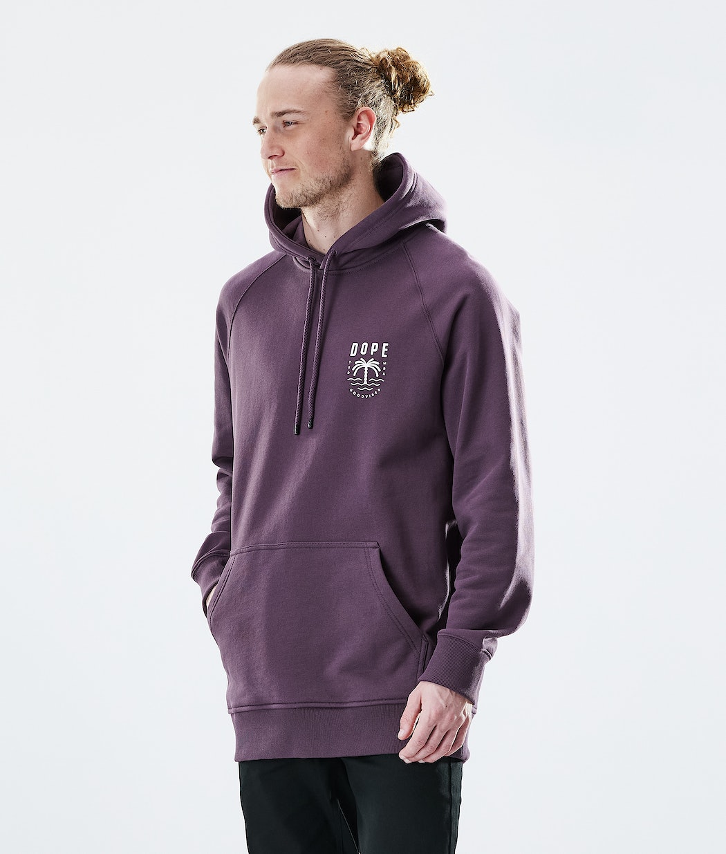 Dope Daily Palm Hoodie Herren Lila | 631-BDRLOX