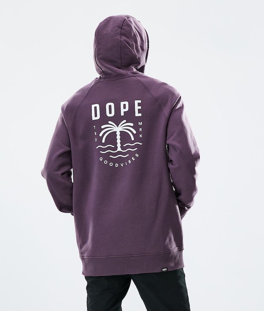Dope Daily Palm Hoodie Herren Lila | 631-BDRLOX