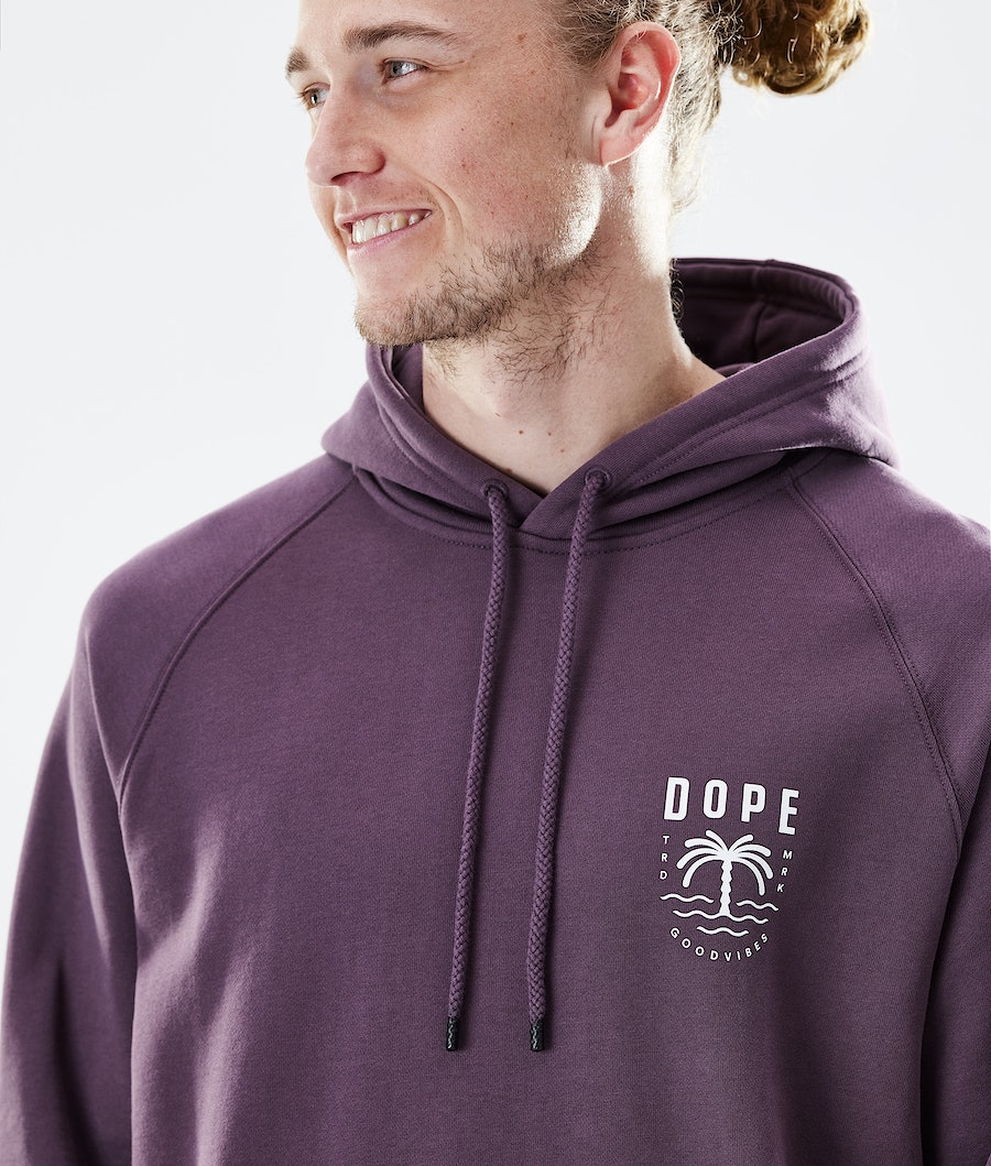 Dope Daily Palm Hoodie Herren Lila | 631-BDRLOX