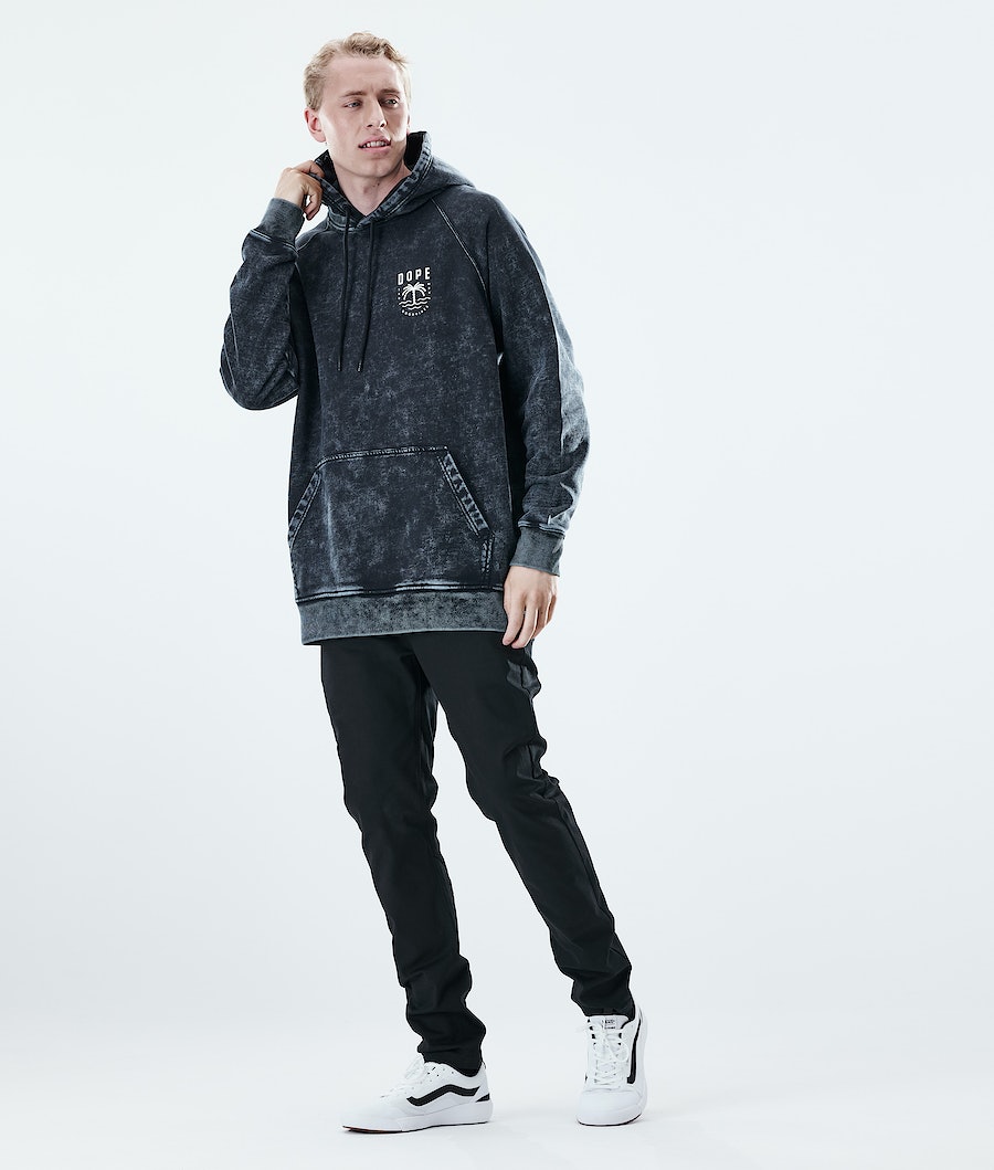Dope Daily Palm Hoodie Herren Schwarz | 140-EHVIZA