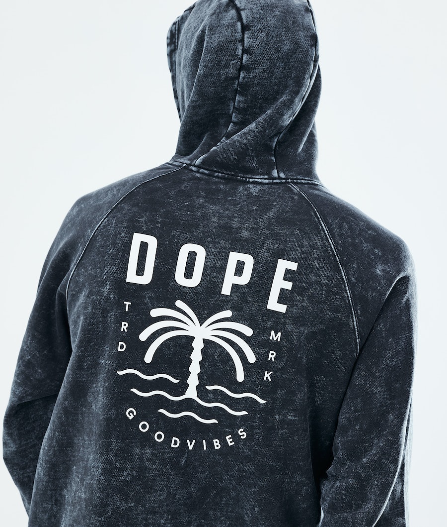 Dope Daily Palm Hoodie Herren Schwarz | 140-EHVIZA