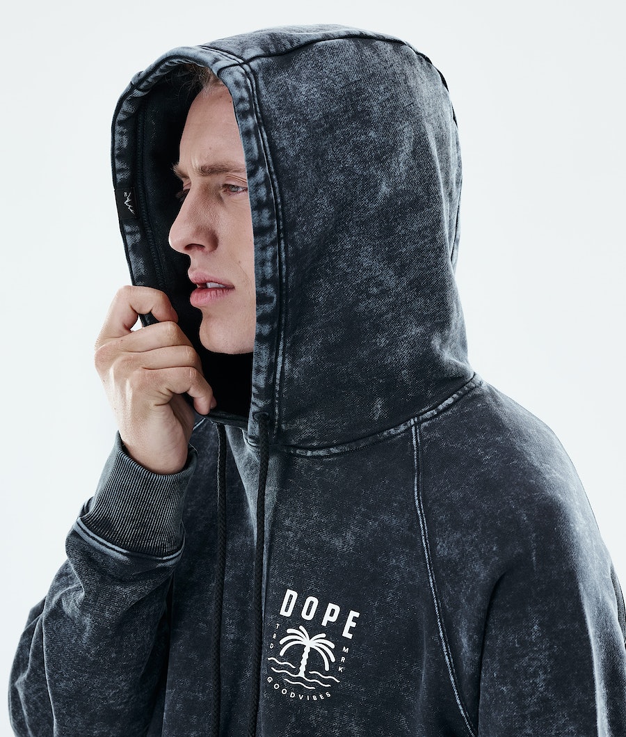 Dope Daily Palm Hoodie Herren Schwarz | 140-EHVIZA