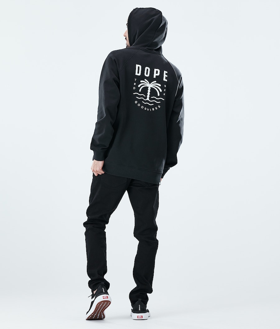 Dope Daily Palm Hoodie Herren Schwarz | 934-RILHZU