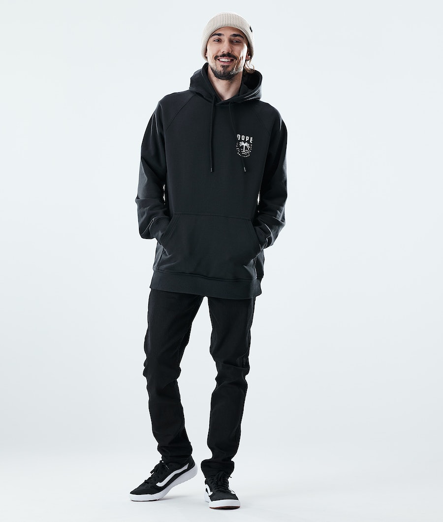 Dope Daily Palm Hoodie Herren Schwarz | 934-RILHZU