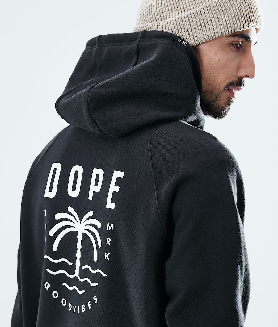 Dope Daily Palm Hoodie Herren Schwarz | 934-RILHZU