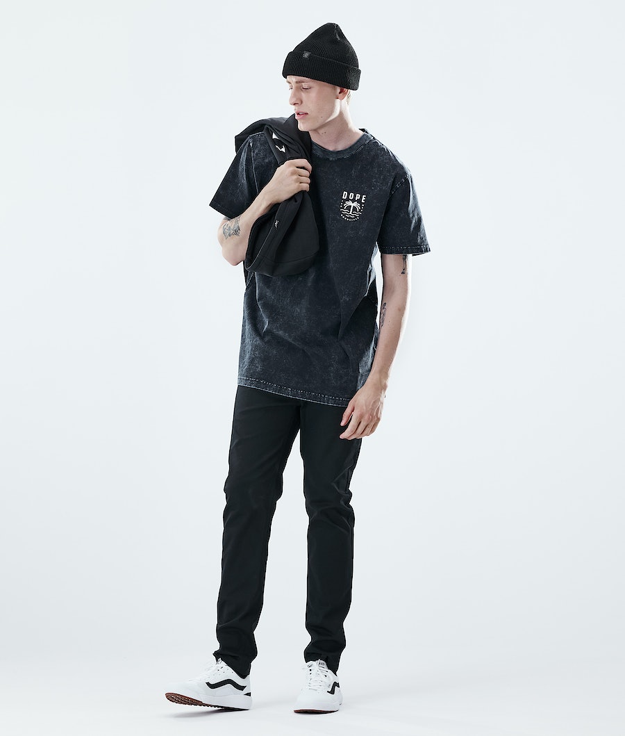 Dope Daily Palm T-Shirts Herren Schwarz | 698-NFCVWI