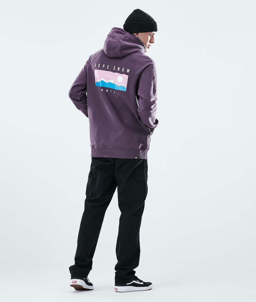 Dope Daily Range Hoodie Herren Lila | 937-XPEDMG