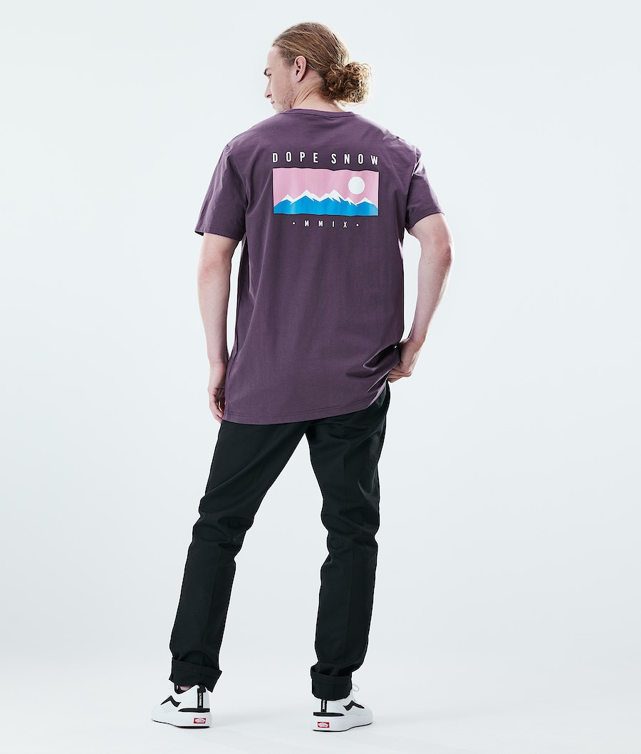 Dope Daily Range T-Shirts Herren Lila | 406-VYQJEM