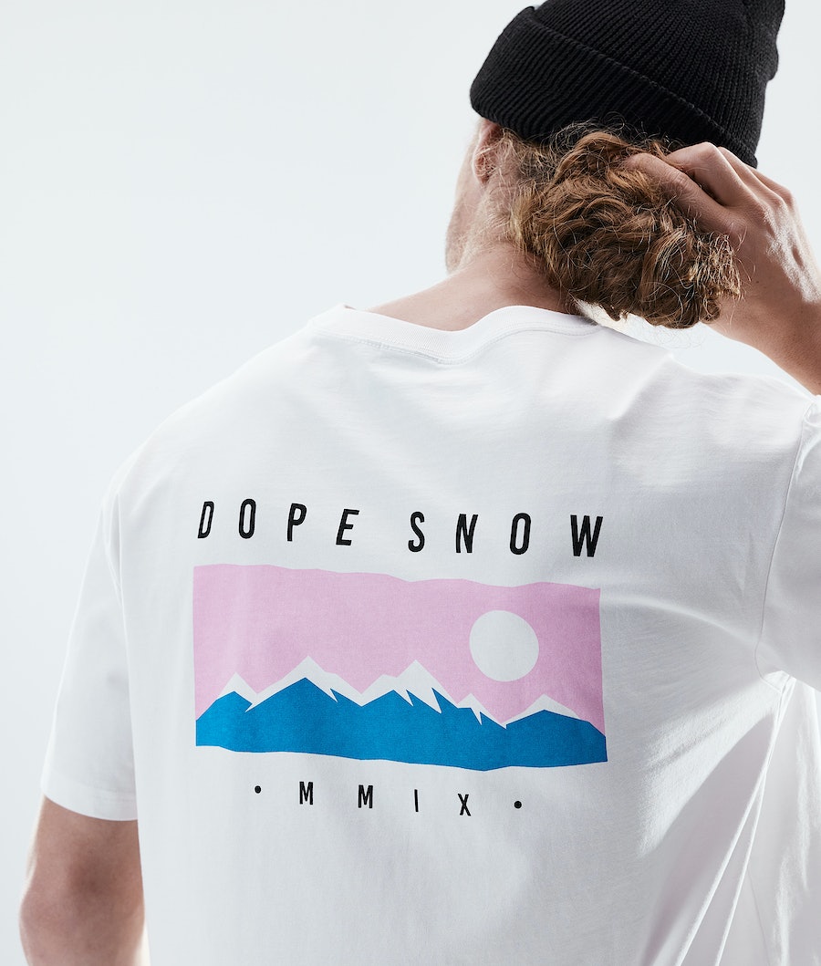 Dope Daily Range T-Shirts Herren Weiß | 075-PAKFJX