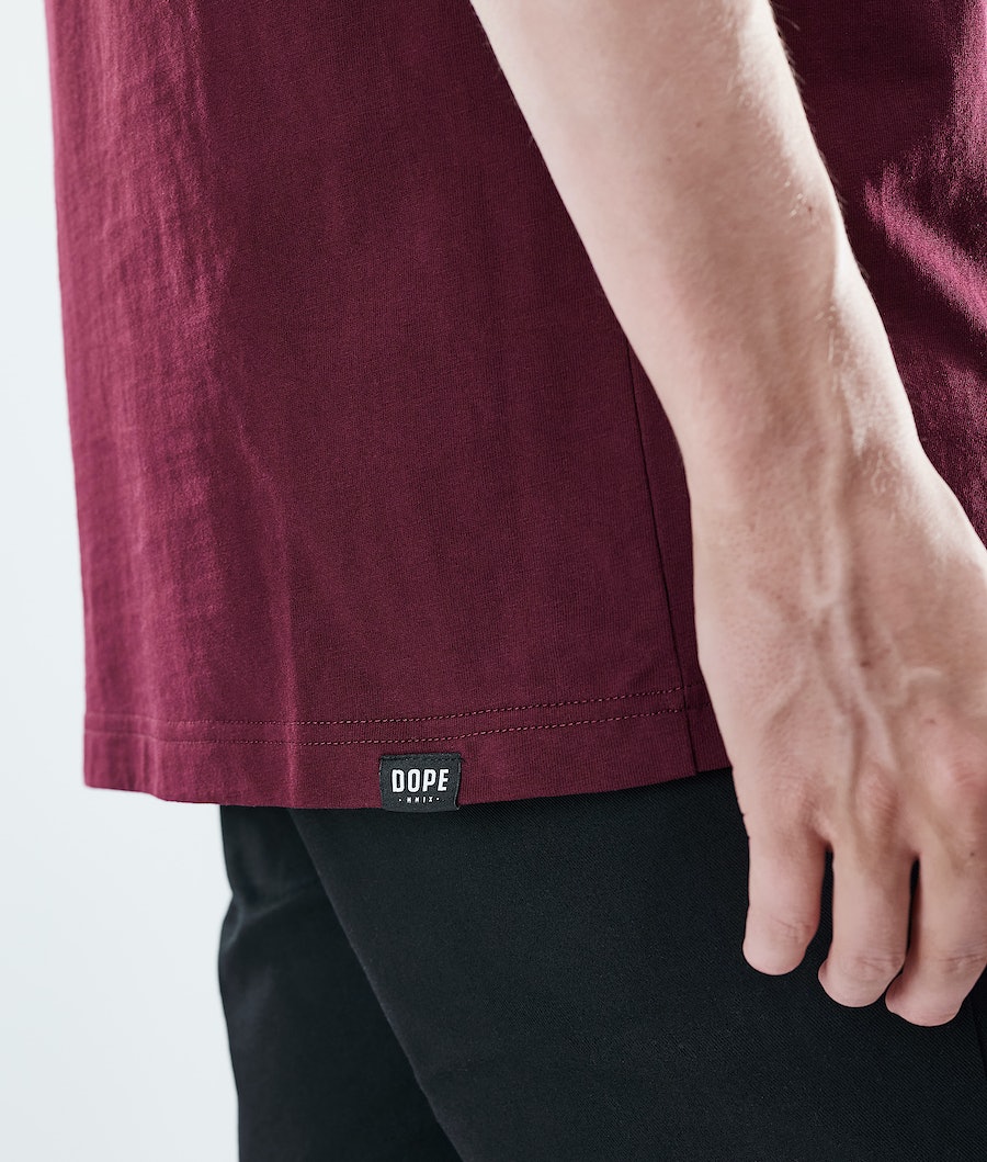 Dope Daily Rise T-Shirts Herren Bordeaux | 426-RCFLYT