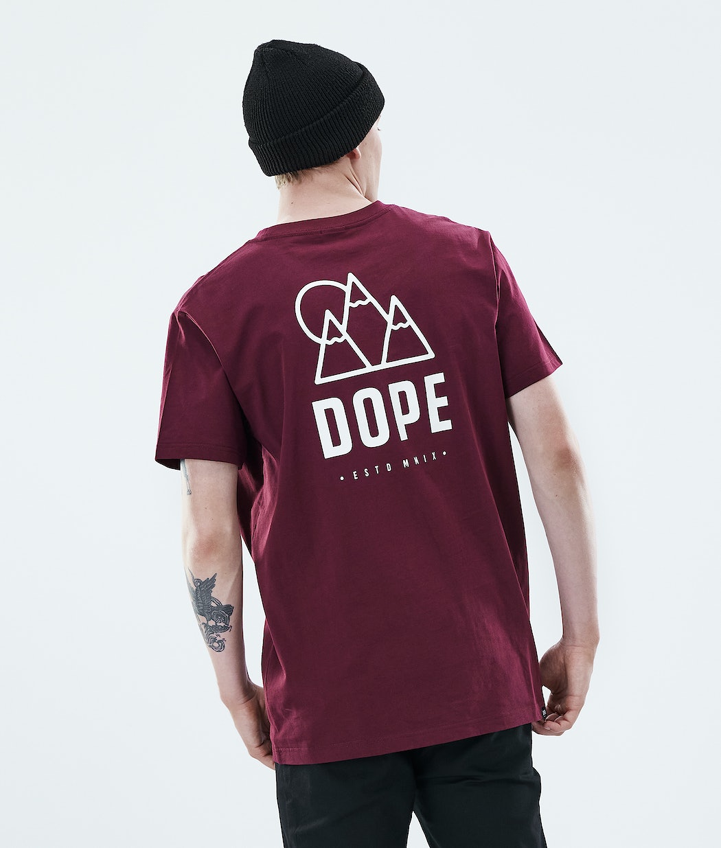 Dope Daily Rise T-Shirts Herren Bordeaux | 426-RCFLYT