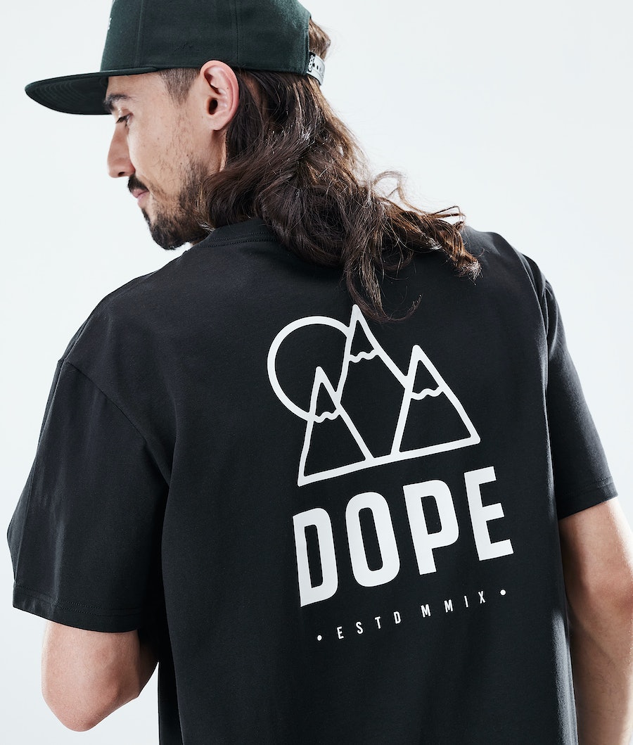 Dope Daily Rise T-Shirts Herren Schwarz | 247-YJXQSW