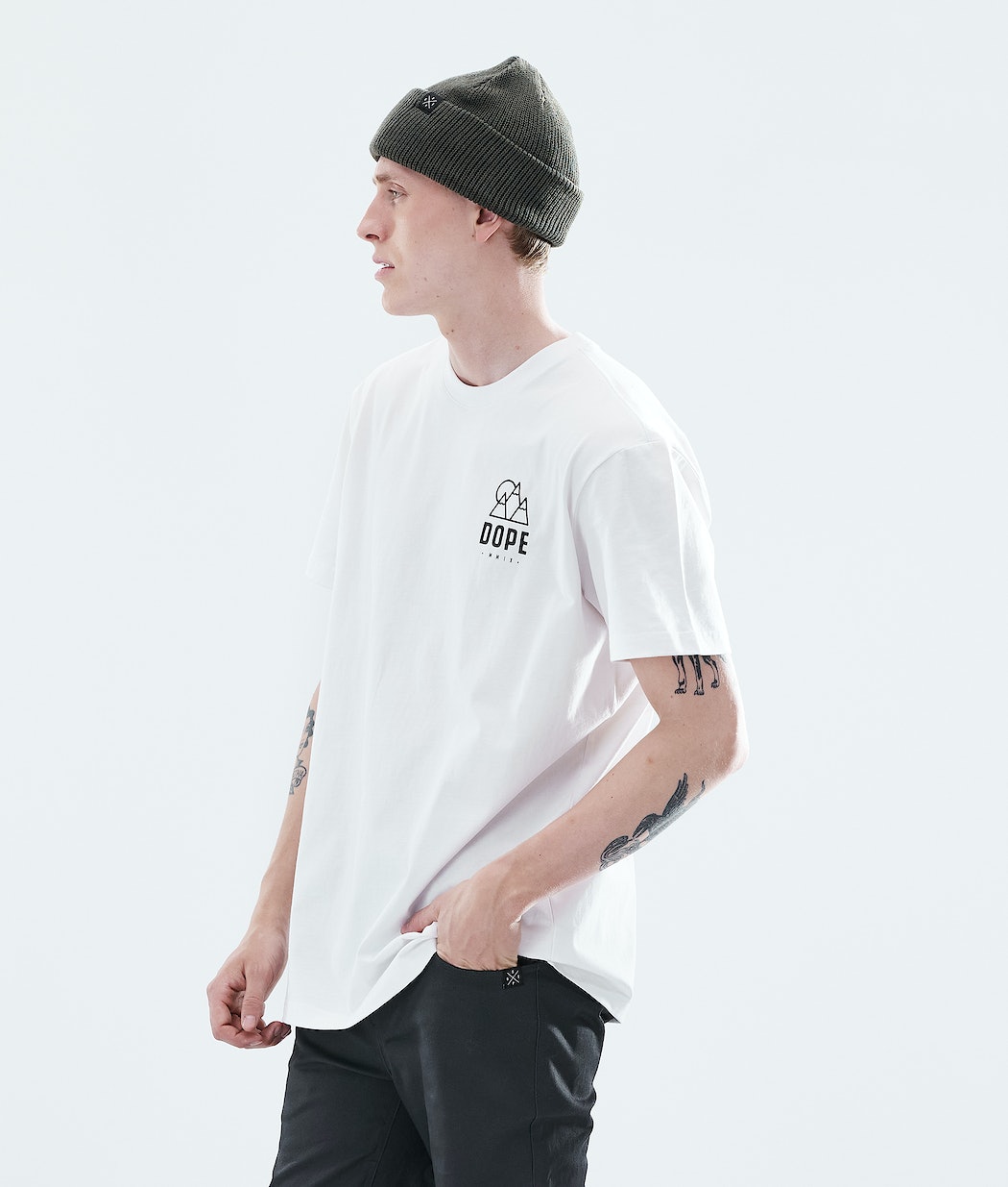 Dope Daily Rise T-Shirts Herren Weiß | 109-VUXZNL