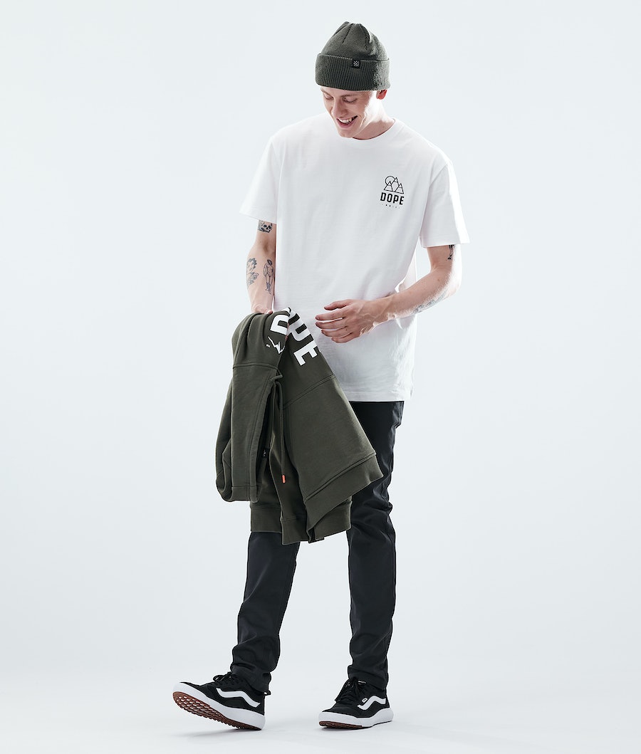 Dope Daily Rise T-Shirts Herren Weiß | 109-VUXZNL