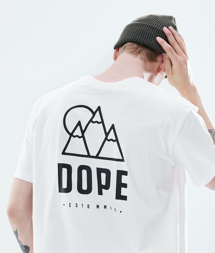 Dope Daily Rise T-Shirts Herren Weiß | 109-VUXZNL
