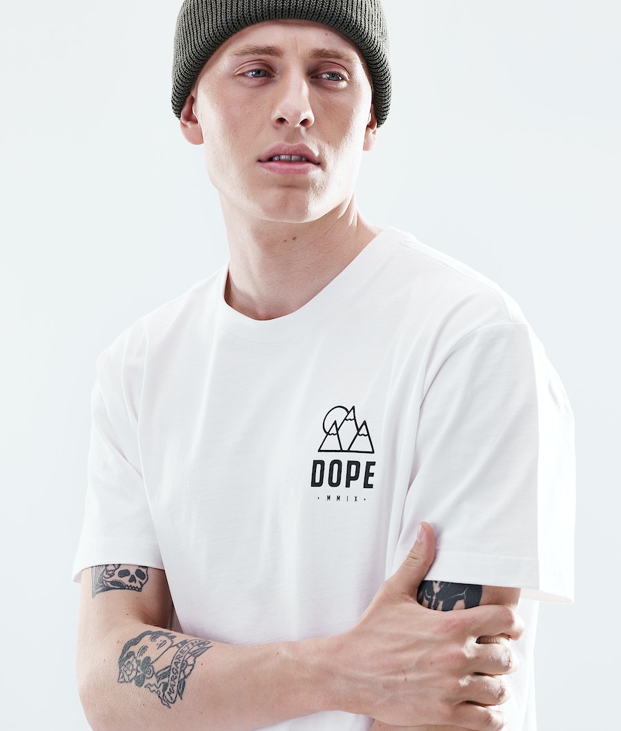 Dope Daily Rise T-Shirts Herren Weiß | 109-VUXZNL
