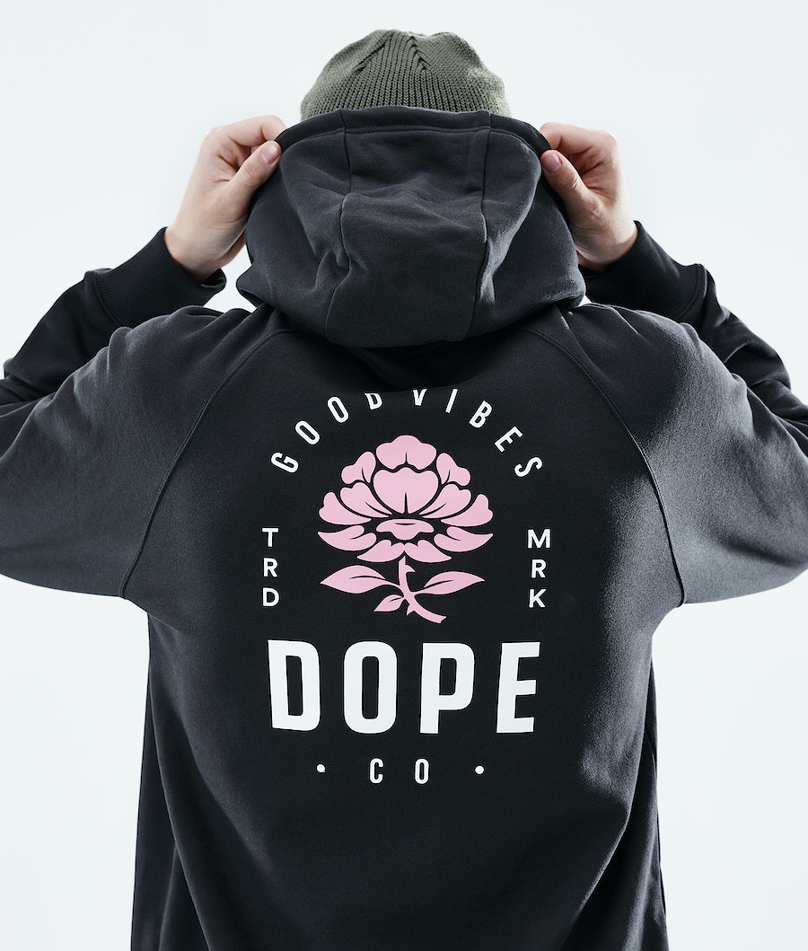 Dope Daily Rose Hoodie Herren Schwarz | 475-IBKAOR