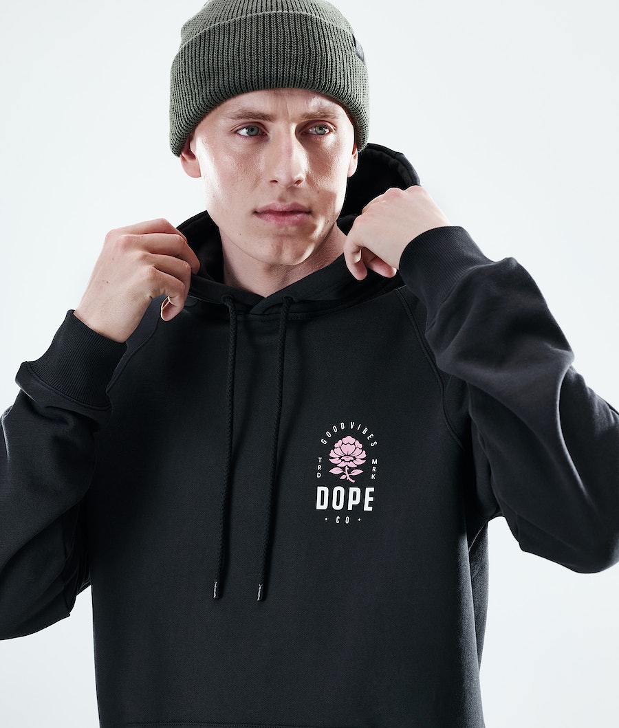 Dope Daily Rose Hoodie Herren Schwarz | 475-IBKAOR