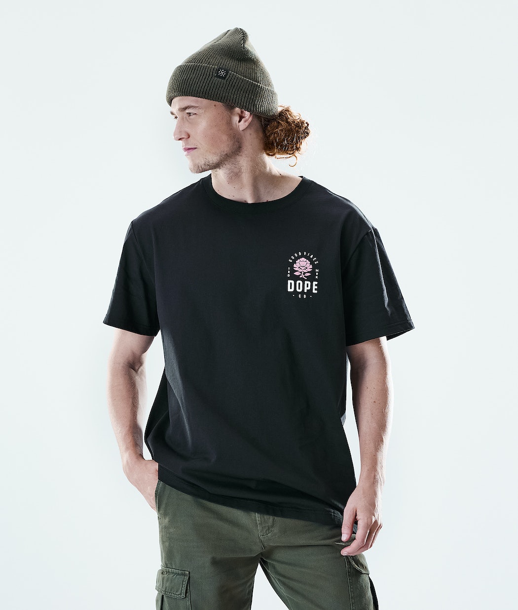 Dope Daily Rose T-Shirts Herren Schwarz | 802-PCELFX