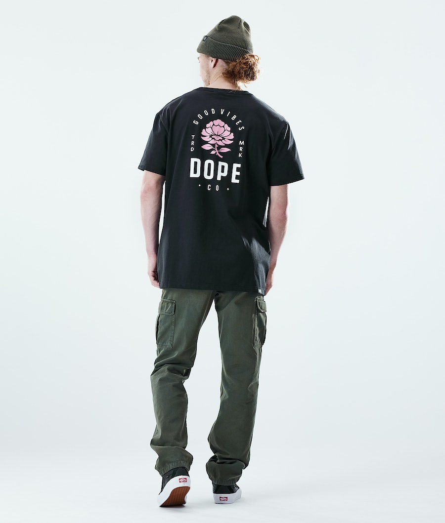 Dope Daily Rose T-Shirts Herren Schwarz | 802-PCELFX