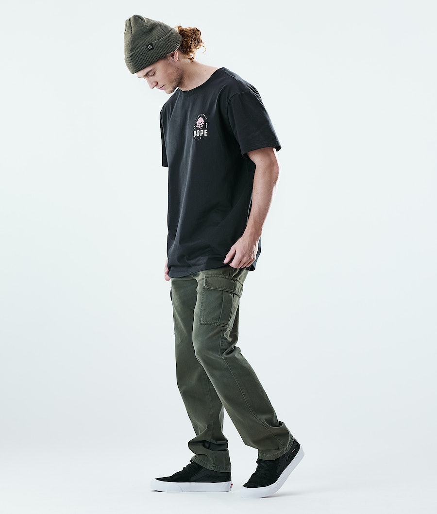 Dope Daily Rose T-Shirts Herren Schwarz | 802-PCELFX