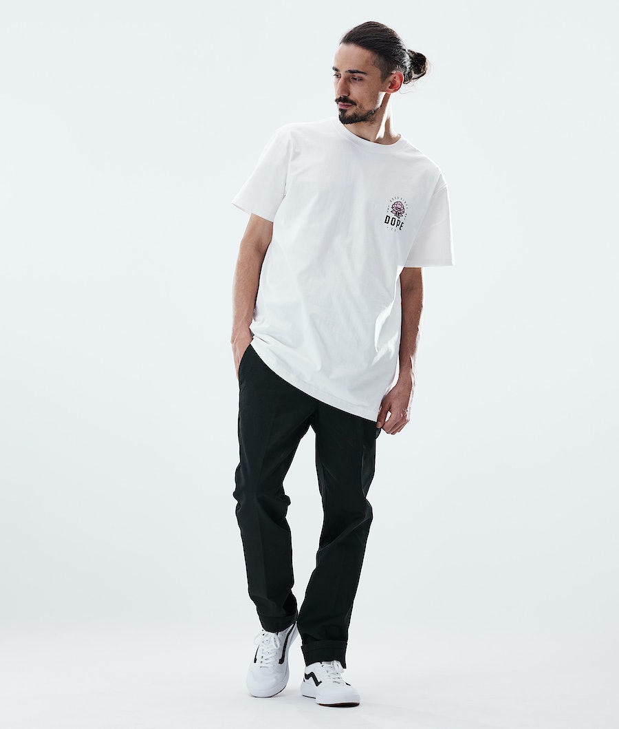Dope Daily Rose T-Shirts Herren Weiß | 893-QCWVDA