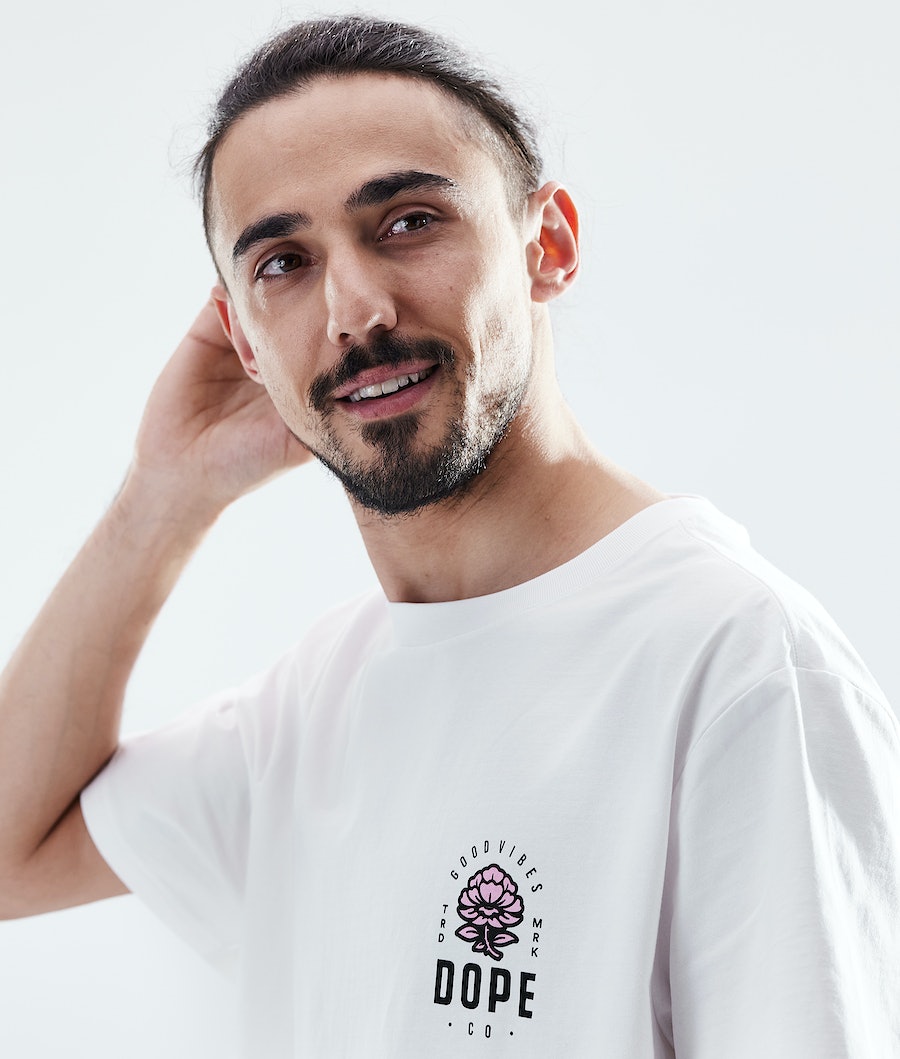 Dope Daily Rose T-Shirts Herren Weiß | 893-QCWVDA