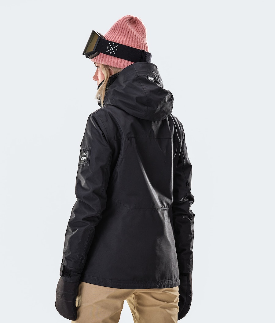 Dope Divine W Snowboardjacke Damen Schwarz | 197-JMLRCH