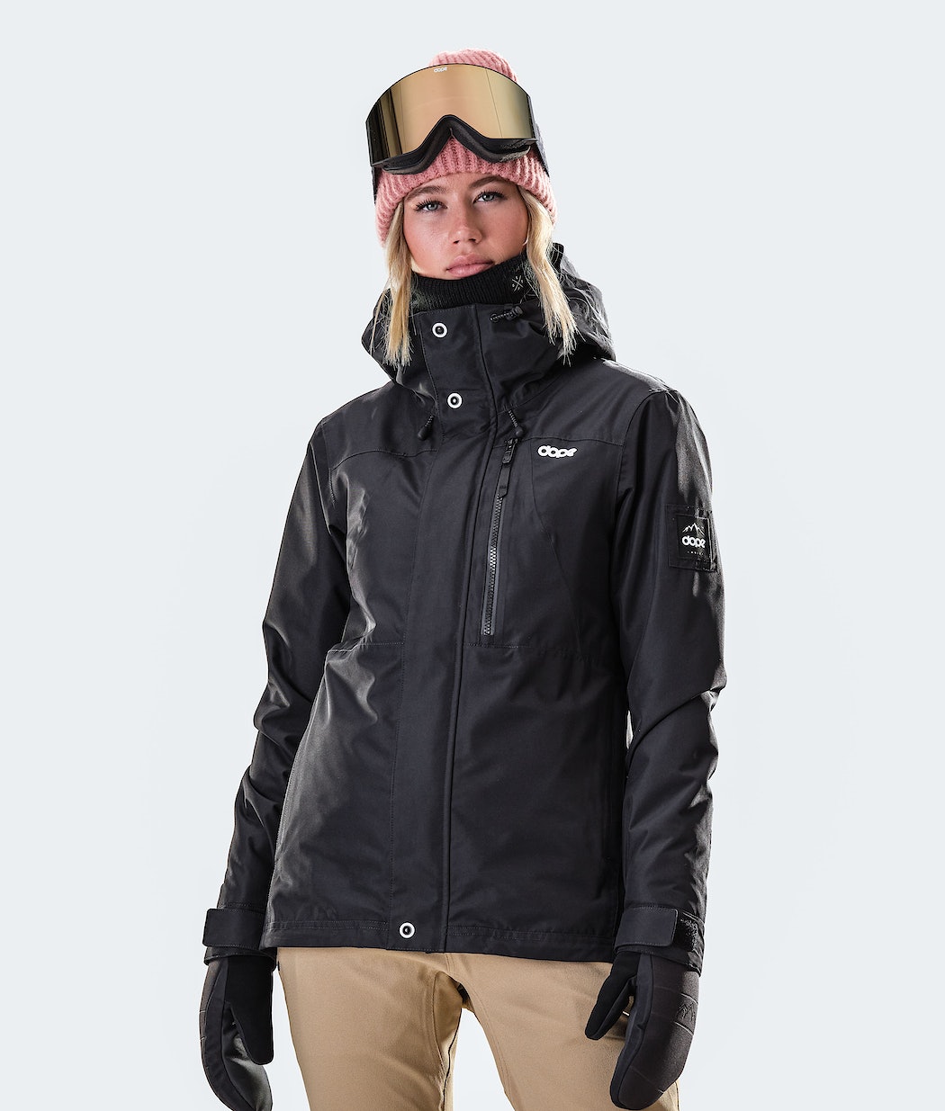 Dope Divine W Snowboardjacke Damen Schwarz | 197-JMLRCH