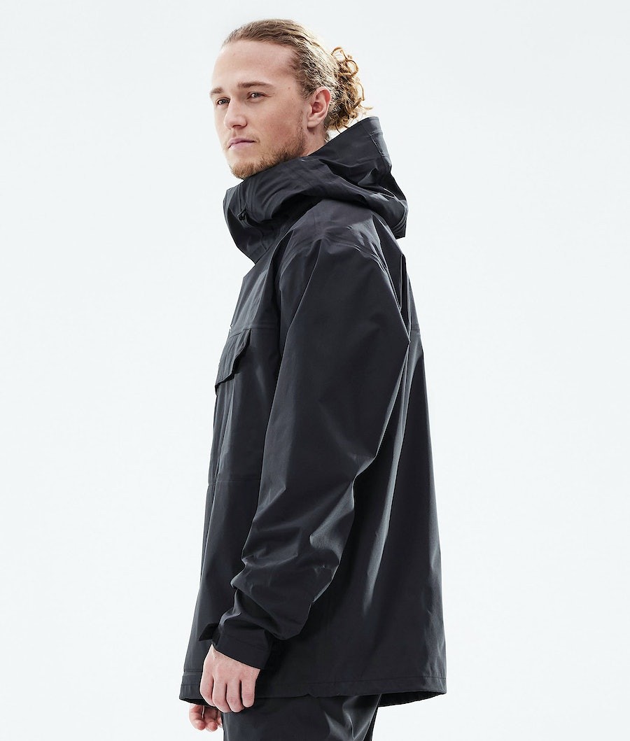 Dope Downpour Regenjacke Herren Schwarz | 827-QEJPXW