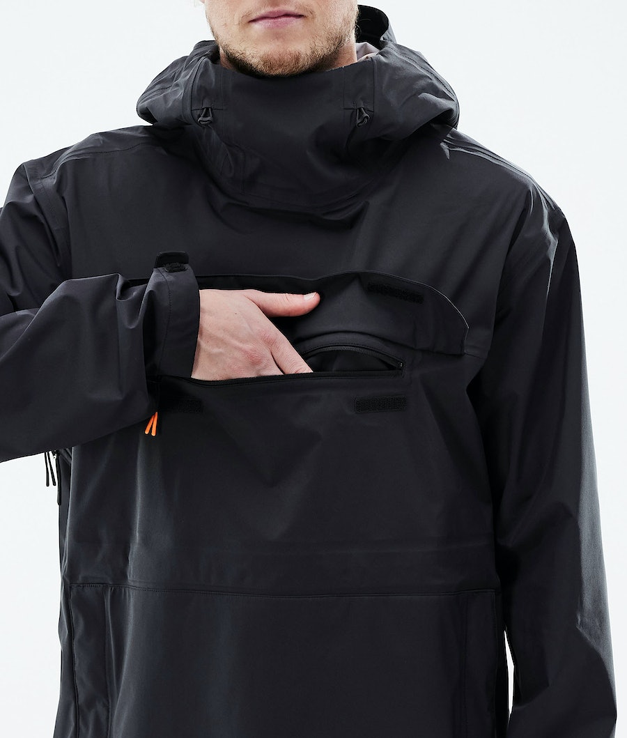 Dope Downpour Regenjacke Herren Schwarz | 827-QEJPXW