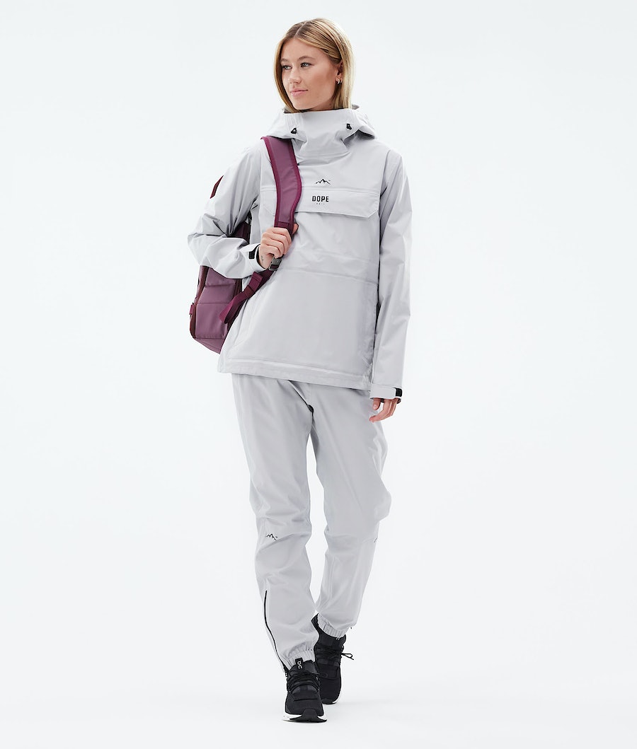 Dope Downpour W Regenjacke Damen Hellgrau | 674-BILZXC