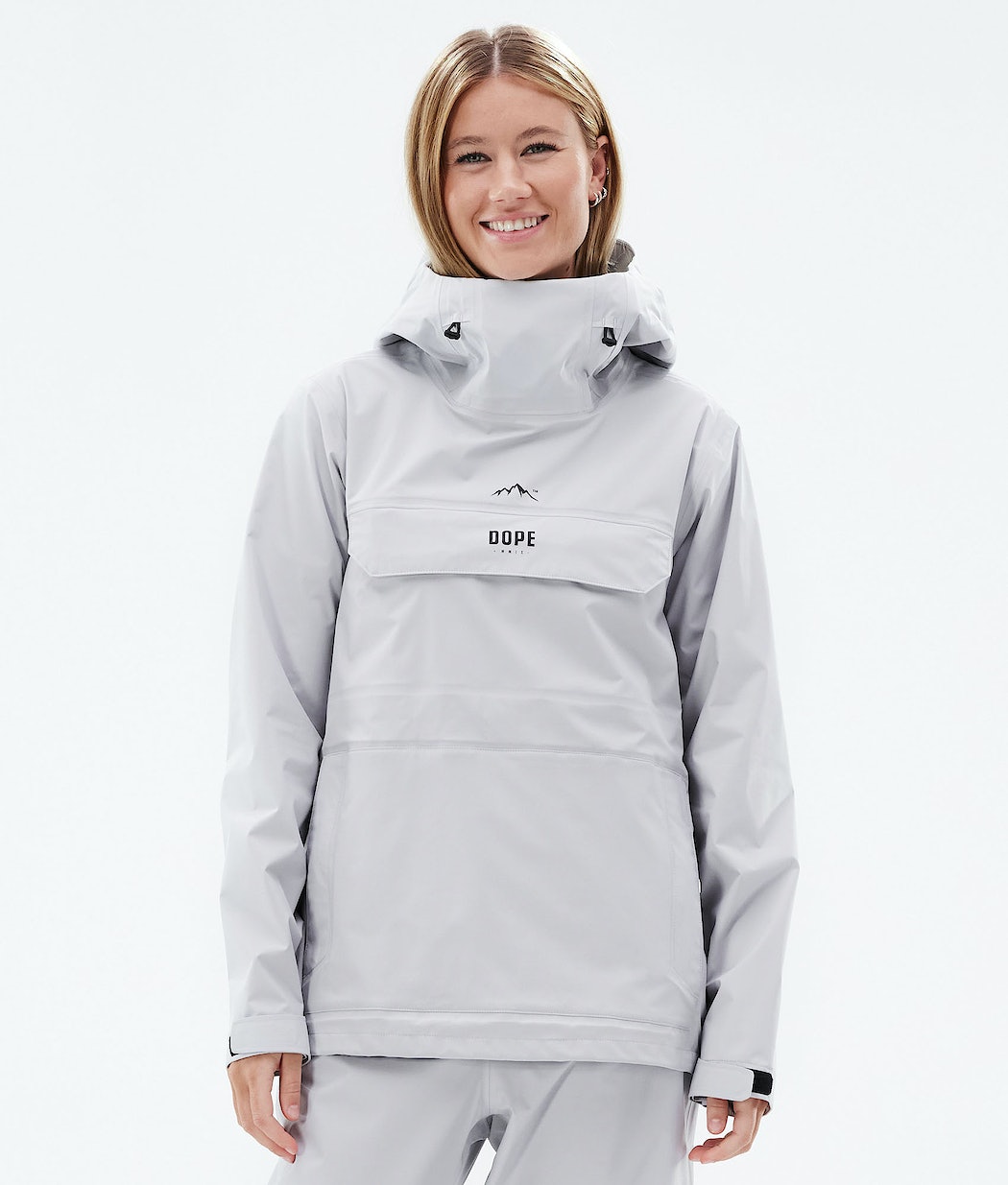 Dope Downpour W Regenjacke Damen Hellgrau | 674-BILZXC