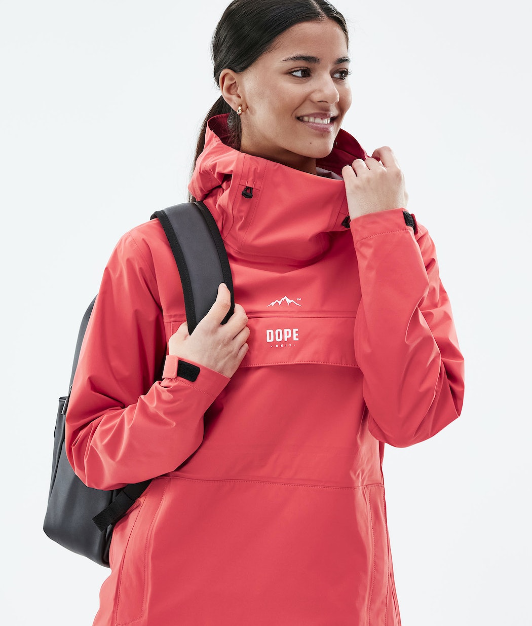 Dope Downpour W Regenjacke Damen Koralle | 029-FLSZJW