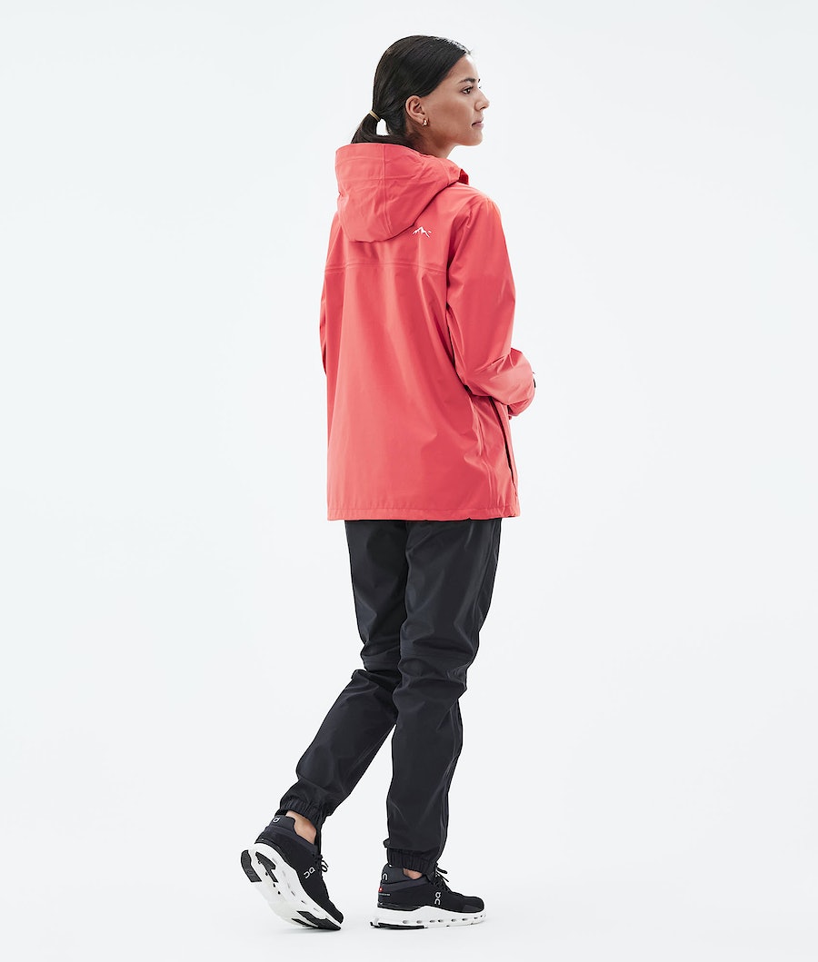 Dope Downpour W Regenjacke Damen Koralle | 029-FLSZJW
