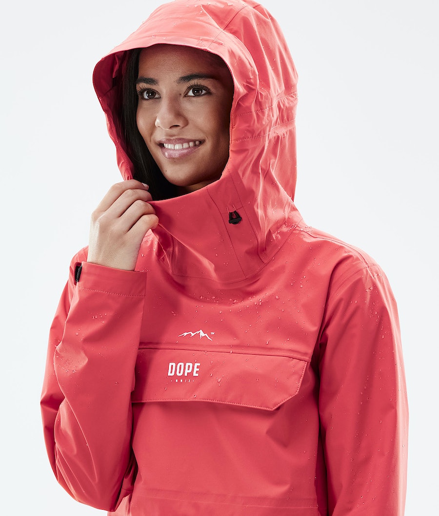 Dope Downpour W Regenjacke Damen Koralle | 029-FLSZJW