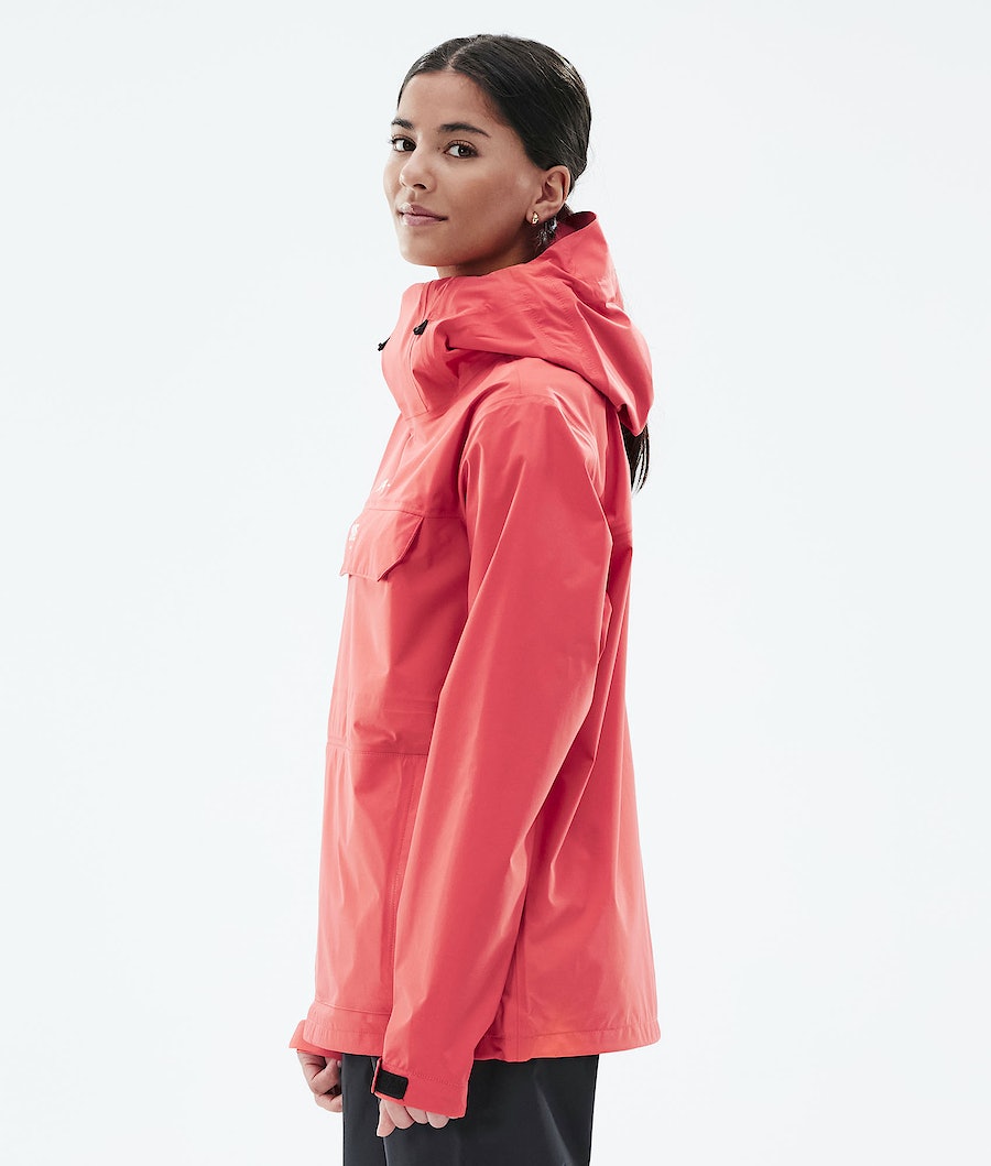 Dope Downpour W Regenjacke Damen Koralle | 029-FLSZJW