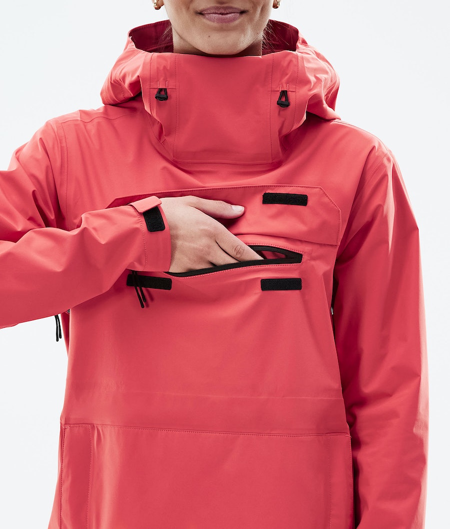 Dope Downpour W Regenjacke Damen Koralle | 029-FLSZJW