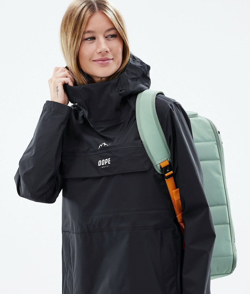Dope Downpour W Regenjacke Damen Schwarz | 235-SBCEKP