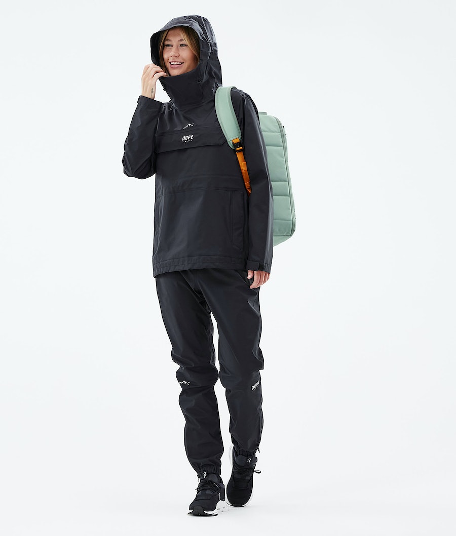 Dope Downpour W Regenjacke Damen Schwarz | 235-SBCEKP