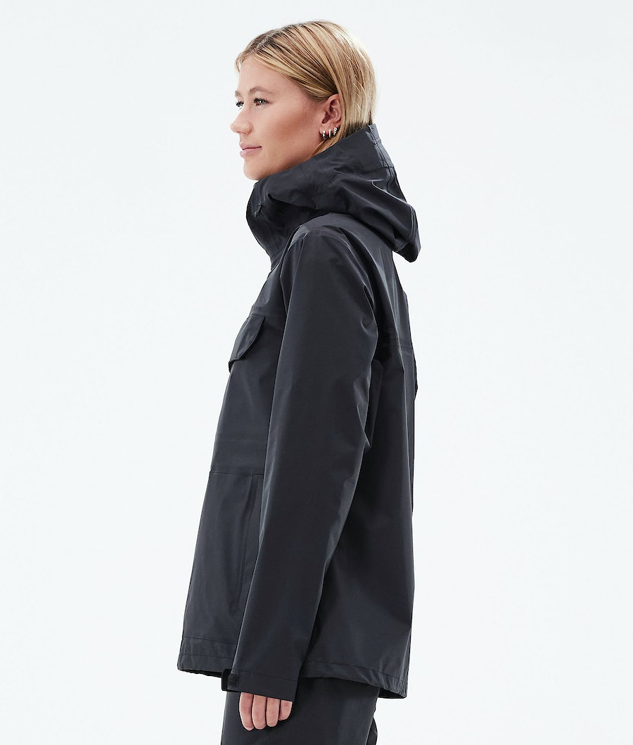 Dope Downpour W Regenjacke Damen Schwarz | 235-SBCEKP