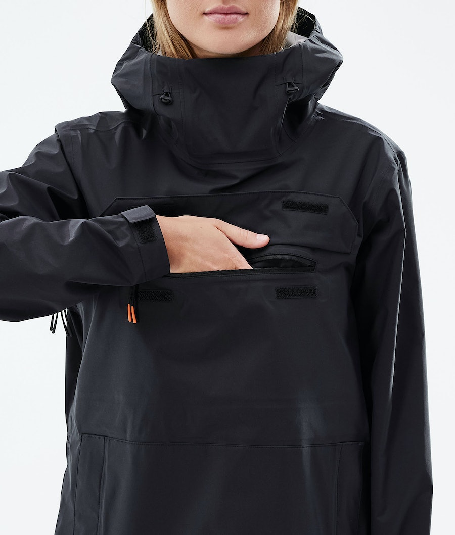 Dope Downpour W Regenjacke Damen Schwarz | 235-SBCEKP