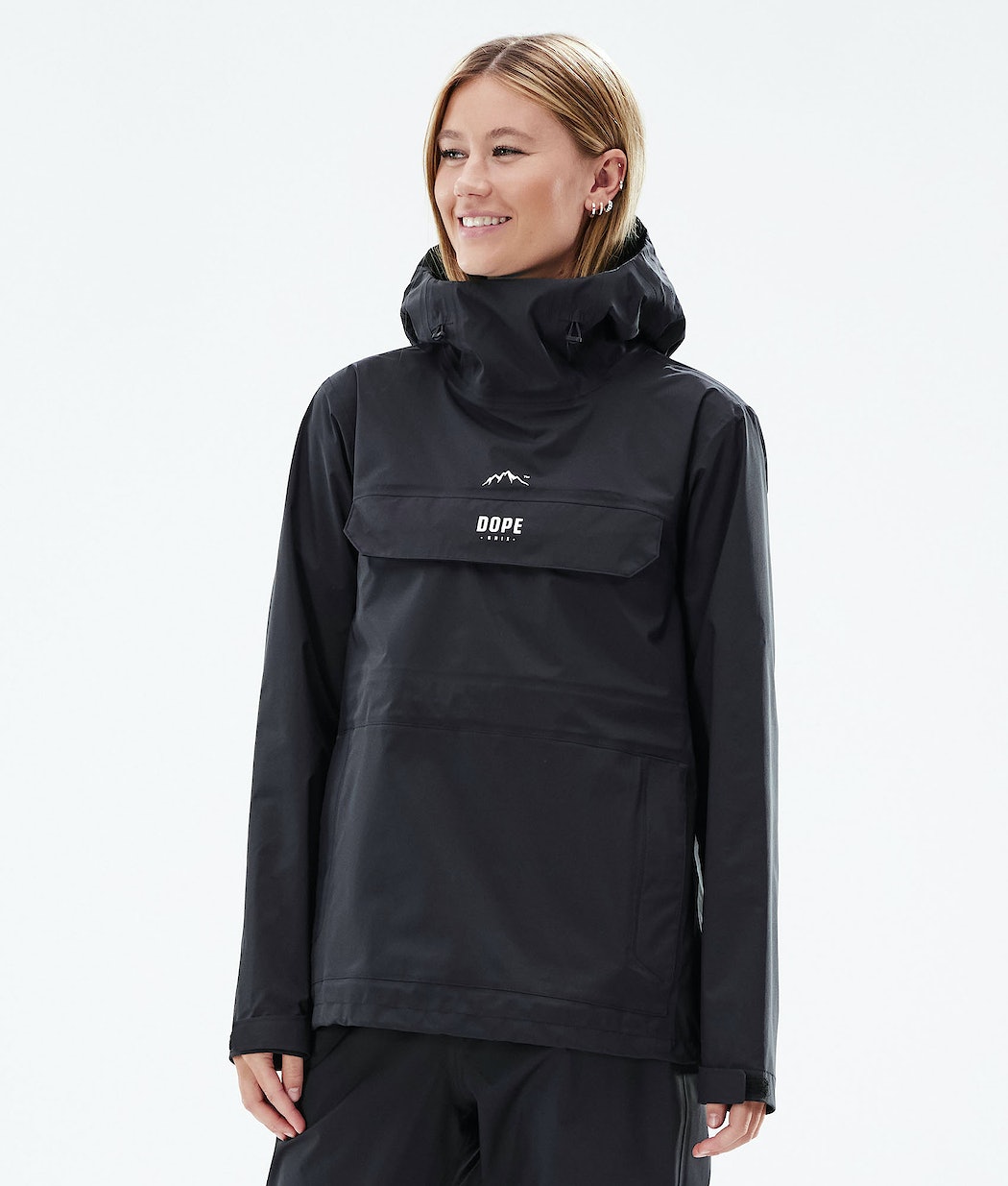 Dope Downpour W Regenjacke Damen Schwarz | 235-SBCEKP