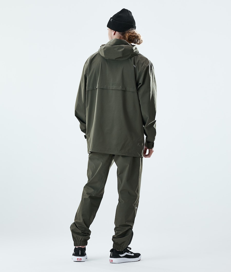 Dope Drizzard Regenhose Herren Olivgrün Grün | 193-KBUFLZ