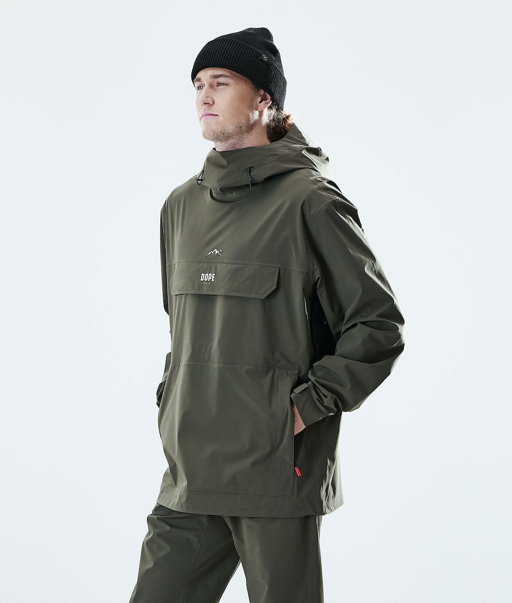 Dope Drizzard Regenjacke Herren Olivgrün Grün | 038-PZENGK