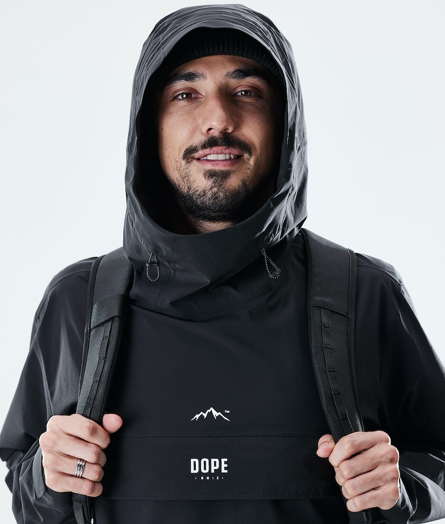 Dope Drizzard Regenjacke Herren Schwarz | 457-UATCVO